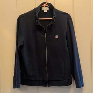 Antigua Dark Blue Zip-Up Sweater